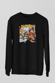 Fraggle Rock Siyah Unisex Sweatshirt