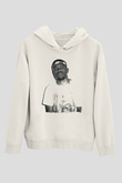 Frank Ocean Baskılı Beyaz Unisex Kapüşonlu Sweatshirt