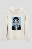 Frank Ocean Baskılı Beyaz Unisex Kapüşonlu Sweatshirt