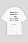 Frank Ocean Baskılı Beyaz Unisex Oversize Tişört - Tshirt