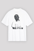 Frank Ocean Baskılı Beyaz Unisex Oversize Tişört - Tshirt