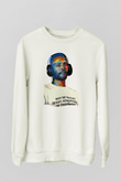 Frank Ocean Baskılı Beyaz Unisex Sweatshirt