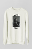 Frank Ocean Baskılı Beyaz Unisex Sweatshirt
