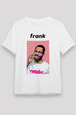 Frank Ocean Baskılı Unisex Beyaz Tişört - Tshirt