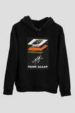 Frank Ocean Baskılı Unisex Siyah Hoodie