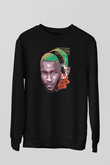 Frank Ocean Baskılı Unisex Siyah Sweatshirt