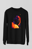 Frank Ocean Baskılı Unisex Siyah Sweatshirt