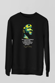 Frank Ocean Baskılı Unisex Siyah Sweatshirt
