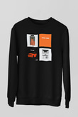 Frank Ocean Baskılı Unisex Siyah Sweatshirt