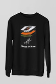 Frank Ocean Baskılı Unisex Siyah Sweatshirt