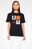 Frank Ocean Baskılı Unisex Siyah Tişört - Tshirt