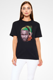 Frank Ocean Baskılı Unisex Siyah Tişört - Tshirt