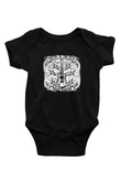 Frank Turner Baskılı Unisex Siyah Bebek Body - Zıbın