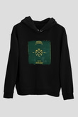 Frank Turner Baskılı Unisex Siyah Hoodie