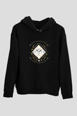 Frank Turner Baskılı Unisex Siyah Hoodie