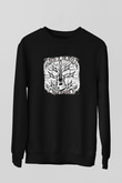 Frank Turner Baskılı Unisex Siyah Sweatshirt