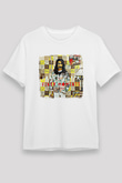 Frank Zappa Baskılı Unisex Beyaz Tişört