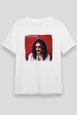 Frank Zappa Baskılı Unisex Beyaz Tişört