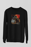 Frank Zappa Baskılı Unisex Siyah Sweatshirt