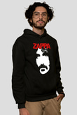 Frank Zappa Siyah Unisex Hoodie