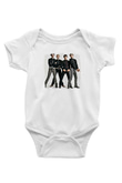 Franz Ferdinand Baskılı Unisex Beyaz Bebek Body - Zıbın
