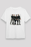 Franz Ferdinand Baskılı Unisex Beyaz Tişört