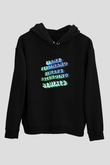 Franz Ferdinand Baskılı Unisex Siyah Hoodie