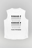 Franz Ferdinand Beyaz Unisex Kolsuz Tişört