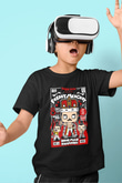Freddy Mercury Baskılı Unisex Siyah Çocuk Tişört
