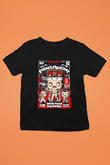 Freddy Mercury Baskılı Unisex Siyah Çocuk Tişört
