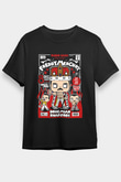 Freddy Mercury Baskılı Unisex Siyah Tişört