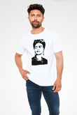 Frida Kahlo Beyaz Unisex Tişört T-Shirt - TişörtFabrikası