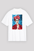 Frida Kahlo Beyaz Unisex Tişört T-Shirt - TişörtFabrikası