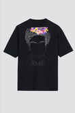 Frida Kahlo Siyah Unisex Oversize Tişört T-Shirt