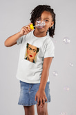 Frida Kahlo Unisex Baskılı Beyaz Çocuk Tişört