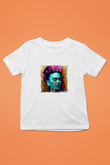 Frida Kahlo Unisex Baskılı Beyaz Çocuk Tişört