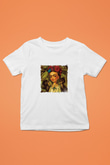Frida Kahlo Unisex Baskılı Beyaz Çocuk Tişört