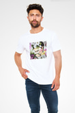 Frida Kahlo Unisex Baskılı Beyaz Tişört