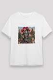 Frida Kahlo Unisex Baskılı Beyaz Tişört