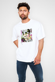 Frida Kahlo Unisex Baskılı Beyaz Tişört