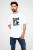 Frida Kahlo Unisex Baskılı Beyaz Tişört