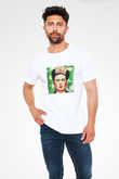 Frida Kahlo Unisex Baskılı Beyaz Tişört
