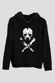 Friday the 13th 13.Cuma Siyah Unisex Hoodie