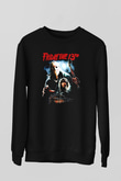 Friday the 13th 13.Cuma Siyah Unisex  Sweatshirt