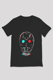 Friday the 13th 13.Cuma Siyah Unisex V Yaka Tişört