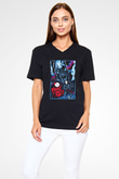 Friday the 13th 13.Cuma Siyah Unisex V Yaka Tişört