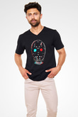 Friday the 13th 13.Cuma Siyah Unisex V Yaka Tişört