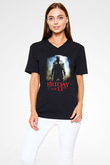 Friday the 13th 13.Cuma Siyah Unisex V Yaka Tişört