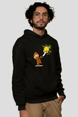Fruit Ninja Siyah Unisex Hoodie