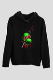 Fruit Ninja Siyah Unisex Hoodie